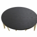 Set van 2 kleine tafels DKD Home Decor Zwart Gouden 79 x 79 x 46 cm