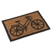 Lábtörlő Versa Kerékpár Fekete Kókuszrost 40 x 2 x 60 cm