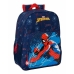 Skolebag Spider-Man Neon Marineblå 33 x 42 x 14 cm