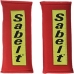 Podložky bezpečnostných pásov Sabelt Červená