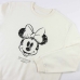 Women’s Sweatshirt without Hood Minnie Mouse Beige