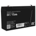 Batterie für Unterbrechungsfreies Stromversorgungssystem USV Green Cell AGM40 14000 mAh 6 V