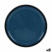 Tablett für Snacks La Mediterránea Chester Blau kreisförmig 24,3 x 2,5 cm (8 Stück)