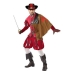 Kostum za odrasle 113817 Rdeča (3 pcs) Mušketir