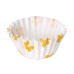 Bakplaat voor Muffins Algon Gele bloem Wegwerp