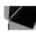 Banchetă DKD Home Decor Negru Gri Metal 123 x 40 x 43 cm