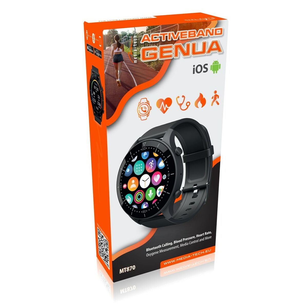 Smartwatch Media Tech MT870 Sort