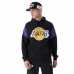Unisex mikina s kapucňou New Era NBA Colour Insert LA Lakers Čierna