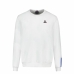 Unisex Sweater ohne Kapuze Le coq sportif Tri Crew N°1 New Optical Weiß
