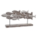 Dekoratívne postava DKD Home Decor Starožitný povrch Gaštanová Aluminium Mangové drevo Špirály; fusilli (68 x 9 x 30 cm)