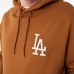 Unisex mikina s kapucí New Era League Essentials LA Dodgers Okrová