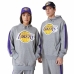 Unisex mikina s kapucí New Era LA Lakers NBA Colour Block Šedý