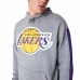 Unisex Sweater mit Kapuze New Era LA Lakers NBA Colour Block Grau