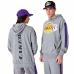 Unisex mikina s kapucí New Era LA Lakers NBA Colour Block Šedý