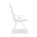 Polstrovaná Skládací židle IPAE Progarden Vícepoziční 60 x 61 x 109 cm Bílý Pryskyřice