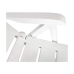 Polstrovaná Skládací židle IPAE Progarden Vícepoziční 60 x 61 x 109 cm Bílý Pryskyřice