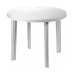 Postranný stolík IPAE Progarden 08330115 Biela Živica 90 x 90 x 72 cm
