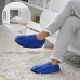 Papuci de casă cu posibilitate de încălzire în cuptorul cu microunde InnovaGoods Albastru