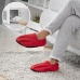 Papuci de casă cu posibilitate de încălzire în cuptorul cu microunde InnovaGoods Roșu