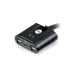 USB elosztó Aten US424-AT Fekete