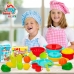 Комплект за Хранене Играчка Colorbaby Кухненски прибори и посуда 31 Части (6 броя)