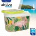 Pingpong szett Aktive Summer tropical Műanyag 6 L 29 x 20 x 19,5 cm (8 egység)