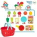 Súprava s hračkárskym jedlom Colorbaby Nástroje a príslušenstvo pre kuchyňu 33 Kusy (12 kusov)