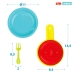 Комплект за Хранене Играчка Colorbaby Кухненски прибори и посуда 33 Части (12 броя)