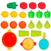 Παιχνίδια Σετ Τροφίμων AquaSport Είδη κουζίνας και μαγειρικά σκεύη 24 Τεμάχια (x9)