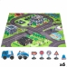 Tapete de jogos Speed & Go Acessórios Veículos Estrada Tecido Plástico (6 Unidades)