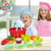Комплект за Хранене Играчка Colorbaby Кухненски прибори и посуда 36 Части (12 броя)