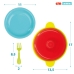 Παιχνίδια Σετ Τροφίμων Colorbaby Είδη κουζίνας και μαγειρικά σκεύη 36 Τεμάχια (12 Μονάδες)