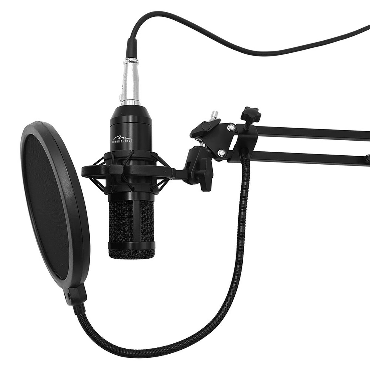 Micrófono Media Tech MT397K Negro