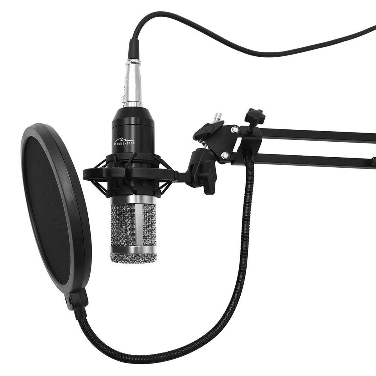 Mikrofon Media Tech MT397S Svart