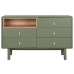Chest of drawers Home ESPRIT Green polypropylene MDF Wood 120 x 40 x 75 cm