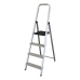 Opvouwbare ladder met 4 tredes (152 x 42,5 x 12 cm)