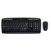 Клавиатура с мишка Logitech Wireless Combo MK330 Черен Qwerty US