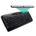 clavier et souris Logitech Wireless Combo MK330 Noir Qwerty US