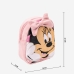 Mokyklinis krepšys Minnie Mouse Rožinė 18 x 22 x 8 cm