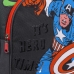 Skoletaske The Avengers Sort 32 x 15 x 42 cm