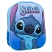 3D Skolebag Stitch Blå 25 x 31 x 10 cm