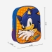 Skolryggsäck 3D Sonic Orange Blå 25 x 31 x 9 cm