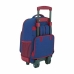 Školní taška na kolečkách Compact Levante U.D. 611820818 Modrý Karmínová červená (32 x 45 x 21 cm)