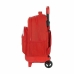 Школьный рюкзак с колесиками Compact Atlético Madrid M918 Красный Белый (33 x 45 x 22 cm)