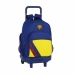 Училищна чанта с колелца Compact F.C. Barcelona 612025918 Син (33 x 45 x 22 cm)
