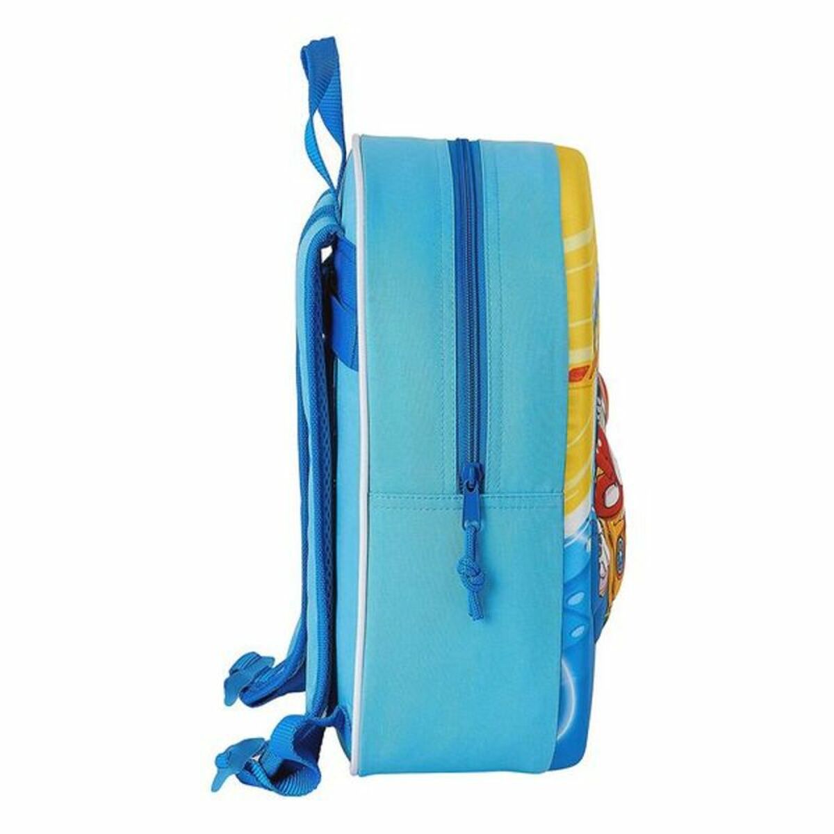 Mochila Infantil 3D SuperThings Azul claro