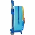 3D šolski nahrbtnik s kolesci SuperThings Svetlo modra