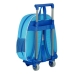 Školská taška na kolieskach 3D SuperThings Svetlá modrá