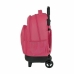 Skolerygsæk med Hjul Compact BlackFit8 M918 Pink (33 x 45 x 22 cm)