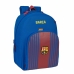 School Bag F.C. Barcelona Maroon Navy Blue